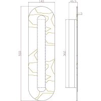 Товар: Настенный светильник Artelamp Michael Белый Полированная медь арт-A2136AP-1PB - фото 5 Настенный светильник Artelamp Michael Белый Полированная медь арт-A2136AP-1PB — фото 5, Бра