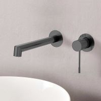 Смеситель для раковины Vincea Desire Вороненая сталь арт-VBFW-1D1GM — фото 2, Смесители для раковины