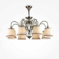 Люстра Maytoni Elegant Vintage Белая Бронза Антик арт-ARM420-08-R — фото 3, Люстры