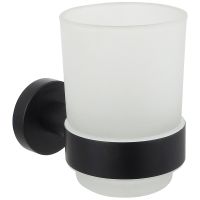 Стакан для зубных щеток Aquatek Черный матовый арт-AQ4004MB — фото 1, Стаканы для зубных щеток