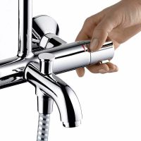 Душевая система Hansgrohe Vernis Blend Showerpipe с термостатом Хром арт-26274000 — фото 5, Душевые стойки