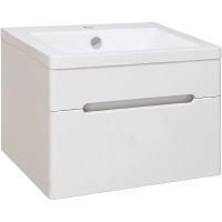 Тумба под раковину Runo Парма 60 подвесная Белая арт-00000001138 — фото 1, Тумбы под раковину