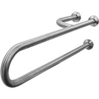 Поручень Nofer Матовая нержавеющая сталь арт-15047.S — фото 1, Поручни для ванной