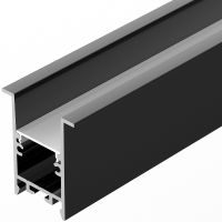 Профиль алюминиевый Arlight Comfort встраиваемый Черный арт-031765 — фото 1, Профили для светодиодных лент