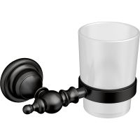 Стакан для зубных щеток CeramaLux Elegance Черный матовый арт-95802 — фото 1, Стаканы для зубных щеток