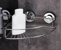 Полка корзина Ridder угловая Хром арт-12020000 — фото 4, Полки для ванной и душа