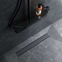 Душевой лоток AM.PM PrimeFlow 60 с Черной матовой решеткой / под плитку Tile арт-W02SC-U11-060-04BM — фото 15, Душевые лотки