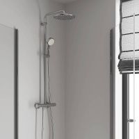 Душевая система Grohe Tempesta Cosmopolitan с термостатом Хром арт-26670000 — фото 5, Душевые стойки