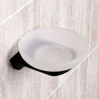 Мыльница WasserKRAFT Elbe Черная матовая арт-K-7229 — фото 2, Мыльницы