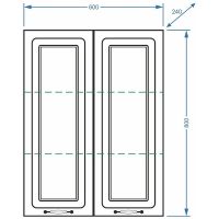 Подвесной шкаф Stella Polar Кармела 60 Ольха белая арт-SP-00000189 — фото 4, Шкафы для ванной