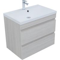 Тумба под раковину Aquanet Нота New 75 подвесная Дуб холден арт-334204 — фото 2, Тумбы под раковину