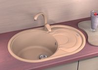 Кухонная мойка Florentina Родос-760 Мокко арт-20.140.D0760.303 — фото 2, Кухонные мойки