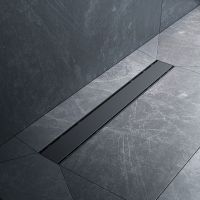 Душевой лоток AM.PM PrimeFlow 60 с Черной матовой решеткой / под плитку Tile арт-W02SC-U11-060-04BM — фото 6, Душевые лотки