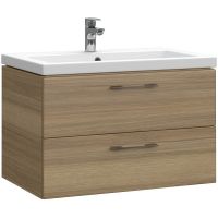 Тумба под раковину Cersanit Lara 70 (63415) подвесная Орех арт-64136 — фото 1, Тумбы под раковину