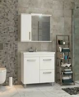 Товар: Тумба под раковину Vigo Nova 80 Белая арт-tn.NOV.MIR.80.1D.2Y - фото 5 Тумба под раковину Vigo Nova 80 Белая арт-tn.NOV.MIR.80.1D.2Y — фото 5, Тумбы под раковину