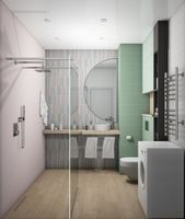 Керамическая плитка Creto Aurora Valentine Wave настенная 20х60 см арт-00-00-5-17-10-01-2419 — фото 2, Керамическая плитка