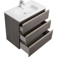 Тумба под раковину Roca The Gap 80 подвесная Городской дуб арт-A857406402 — фото 7, Тумбы под раковину