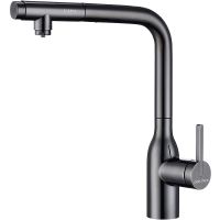 Смеситель для кухни Paulmark Viper Черный глянцевый арт-Vi213105-GB — фото 1, Смесители для кухни