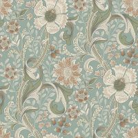 Обои Grandeco Perfect Harmony Винил на флизелине (0,53*10,05) Бежевый/Коричневый/Зеленый, Цветы/Листья арт-PH 3106 — фото 1, Обои для стен