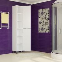 Шкаф пенал Mixline Этьен 36 Белый арт-539098 — фото 3, Пеналы для ванной комнаты