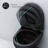 Комплект унитаза с инсталляцией AM.PM Spirit V2.0 FlashClean с сиденьем Микролифт и клавишей смыва Хром глянцевый арт-IS49051.701700MB — фото 9, Комплекты унитаз + инсталляция