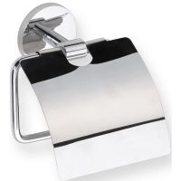 Держатель туалетной бумаги Bemeta Alfa с крышкой Хром арт-102512012 — фото 1, Держатели туалетной бумаги