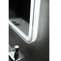 Зеркало BelBagno SPC-MAR 100 с кнопочным выключателем с подсветкой арт-SPC-MAR-1000-600-LED-BTN — фото 5, Зеркала в ванную комнату