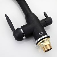 Смеситель для кухни Frap H99 Черный матовый арт-F4399-7 — фото 4, Смесители для кухни