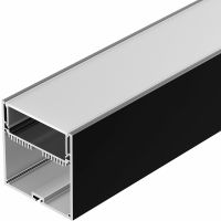 Профиль алюминиевый Arlight накладной Черный арт-027991 — фото 1, Профили для светодиодных лент