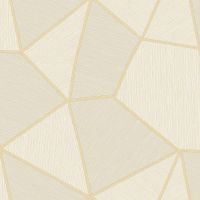 Обои Wiganford by Solo Hampton Винил на флизелине (1,06*10,05) Бежевый/Золото, Геометрия арт-DTT2232 — фото 1, Обои для стен
