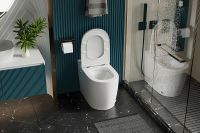 Унитаз Abber Bequem приставной с сиденьем Микролифт арт-AC1114P — фото 8, Умные унитазы