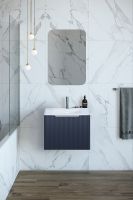 Тумба под раковину Creto Luna 60 подвесная Blue арт-17-Bl60 — фото 5, Тумбы под раковину