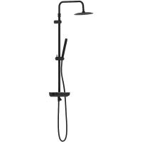 Душевая система Damixa Scandinavian Pure Черная матовая арт-936730300 — фото 1, Душевые стойки