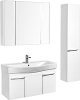 Товар: Тумба под раковину Aquaton Беверли 100 подвесная Белый глянец арт-1A236701BV010 - фото 4 Тумба под раковину Aquaton Беверли 100 подвесная Белый глянец арт-1A236701BV010 — фото 4, Тумбы под раковину