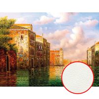 Фреска Ortograf Венеция 33013 Фактура флок FLK Флизелин (3,6*2,7) Оранжевый/Голубой/Зеленый, Город/Пейзаж арт-33013 (флок FLK) — фото 1, Фрески