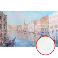 Фреска Ortograf Венеция 8075 Фактура бархат FX Флизелин (4,3*2,7) Голубой/Бежевый, Город/Живопись арт-8075 (бархат FX) — фото 1, Фрески