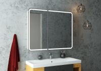 Товар: Зеркальный шкаф Континент Elliott LED 100 с подсветкой Белый арт-МВК031 - фото 3 Зеркальный шкаф Континент Elliott LED 100 с подсветкой Белый арт-МВК031 — фото 3, Зеркальные шкафы в ванную