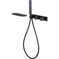 Смеситель для ванны Abber Rund Черный матовый арт-AF8731B — фото 2, Смеситель для ванны