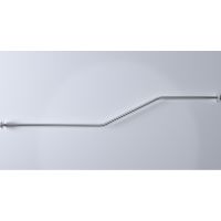 Карниз для ванны 1MarKa Convey 150х75 Хром арт-05кон1575 — фото 1, Карнизы для ванной