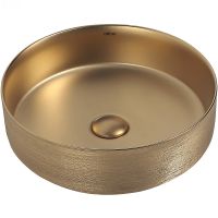 Товар: Раковина-чаша Abber Bequem 40 Золото матовое арт-AC2109BGM - фото 1 Раковина-чаша Abber Bequem 40 Золото матовое арт-AC2109BGM — фото 1, Раковины накладные