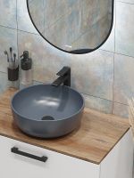 Товар: Зеркало Cersanit Eclipse 50 с подсветкой Черное с датчиком движения арт-64151 - фото 4 Зеркало Cersanit Eclipse 50 с подсветкой Черное с датчиком движения арт-64151 — фото 4, Зеркала в ванную комнату