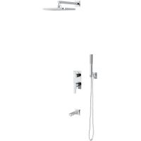 Душевая система Teska Ciera Pro Хром арт-AS3360 — фото 1, Встраиваемые душевые комплекты