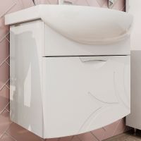 Тумба под раковину Volna Adel 60.1Y подвесная Белая арт-tpADEL60.1Y-01 — фото 5, Тумбы под раковину