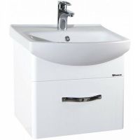 Тумба под раковину Bellezza Анкона 50 подвесная Белая арт-4639606090014 — фото 1, Тумбы под раковину