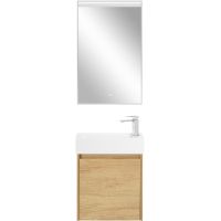 Тумба под раковину BelBagno Kraft Mini 50 L подвесная Rovere Nebrasca Nature арт-KRAFT MINI-500/260-1A-SO-RNN-L — фото 6, Тумбы под раковину