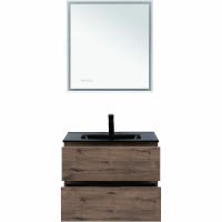 Тумба под раковину Aquanet Алвита New 70 подвесная Дуб веллингтон табак арт-334185 — фото 10, Тумбы под раковину