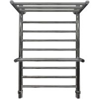 Водяной полотенцесушитель Ника Classic ЛП (Г) ВП 80/50 (2-ВП) с полкой Хром арт-ЛП Г ВП 2 ВП 80/50 — фото 1, Водяные полотенцесушители