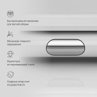 Унитаз компакт AM.PM Sunny FlashClean с бачком и сиденьем Микролифт арт-C85C8600SC — фото 4, Напольные унитазы