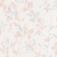 Обои AS Creation Hygge Винил на флизелине (0,53*10,05) Белый/Розовый, Листья арт-36397-3 — фото 1, Обои для стен