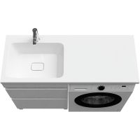 Тумба с раковиной Iddis Optima Home 120 L Белый арт-OPH12LBi95K — фото 5, Тумбы с раковиной